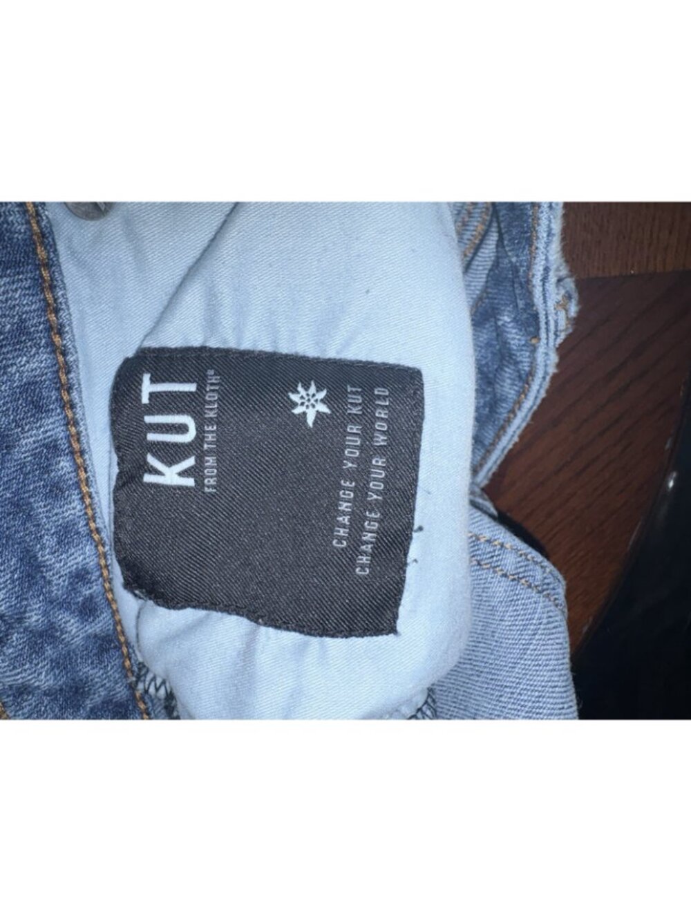Kut from the Kloth Women's Straight Ankle Jeans Size 6 Button Fly - Picture 11 of 12